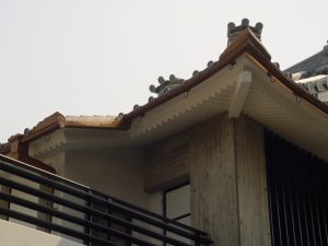 銅樋・銅錺施工